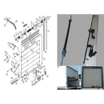 Pièces de porte à enroulement de camion